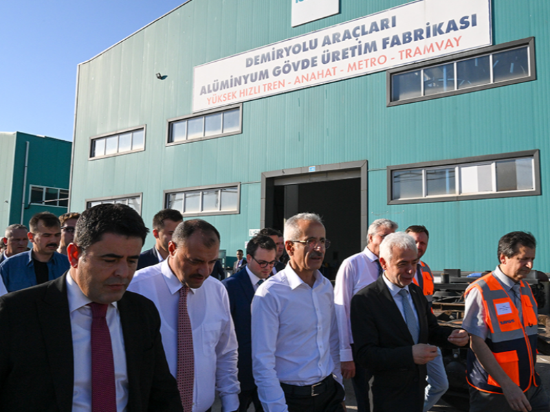 Ulaştırma ve Altyapı Bakanı Abdulkadir URALOĞLU Türasaş'ı Ziyaret Etti