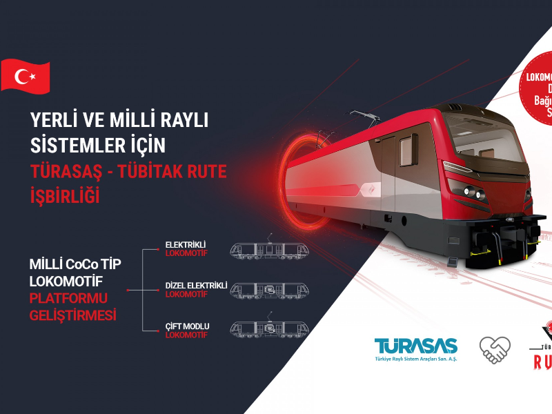 Yerli ve Milli Coco Platform Anahat Lokomotif Projesi Başlatıldı