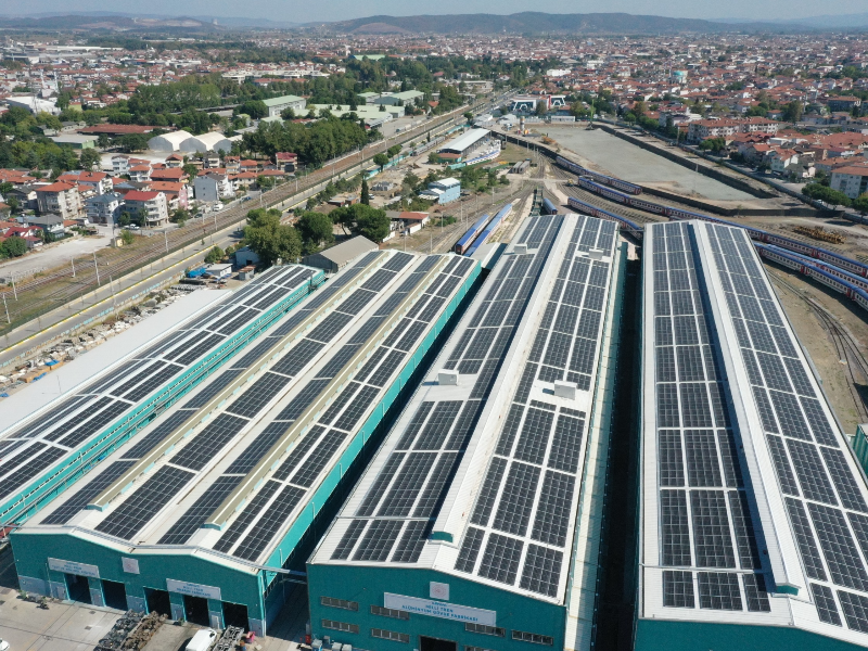 MİLLİ HIZLI TREN GÜNEŞ ENERJİSİYLE ÜRETİLİYOR