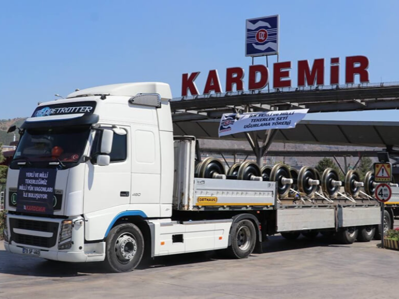Yerli ve Milli Demiryolu Tekerlek Setinin İlk Sevkiyatı Gerçekleşti