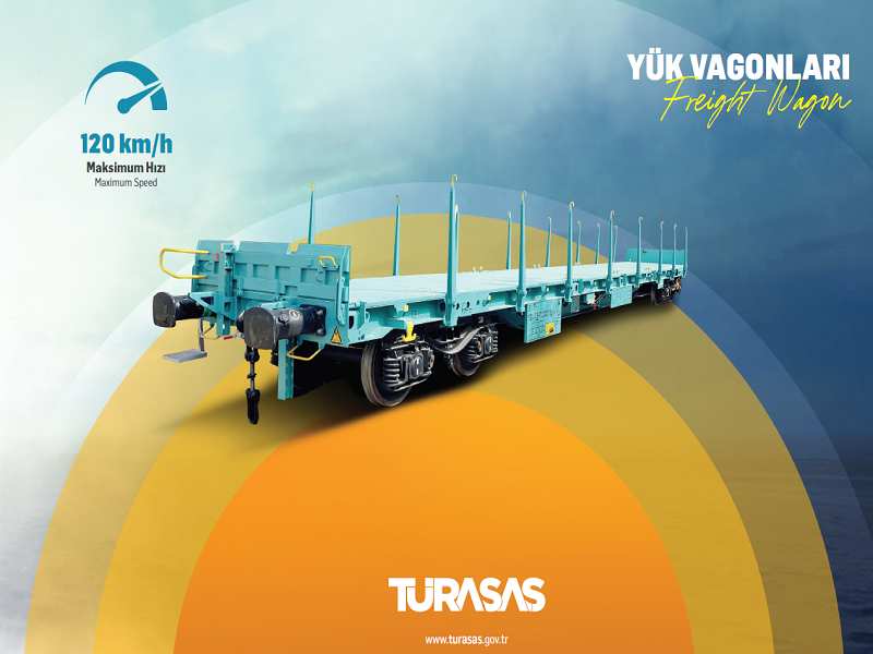 60' Rgns Konteyner Platform Vagonu