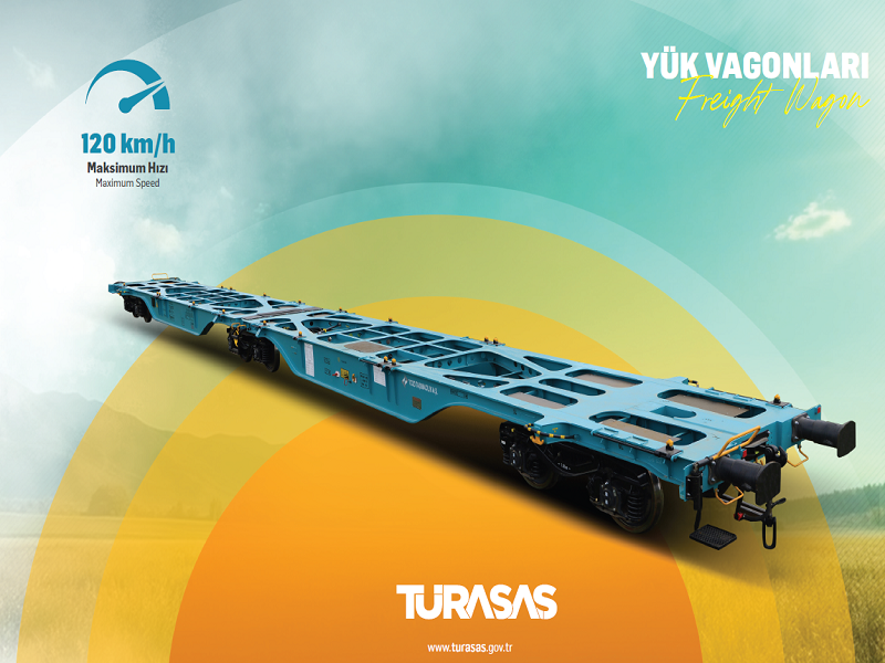 90'Sggmrs Platform Tipi Yeni Nesil Milli Yük Vagonu