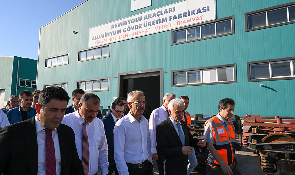 Ulaştırma ve Altyapı Bakanı Abdulkadir URALOĞLU Türasaş'ı Ziyaret Etti